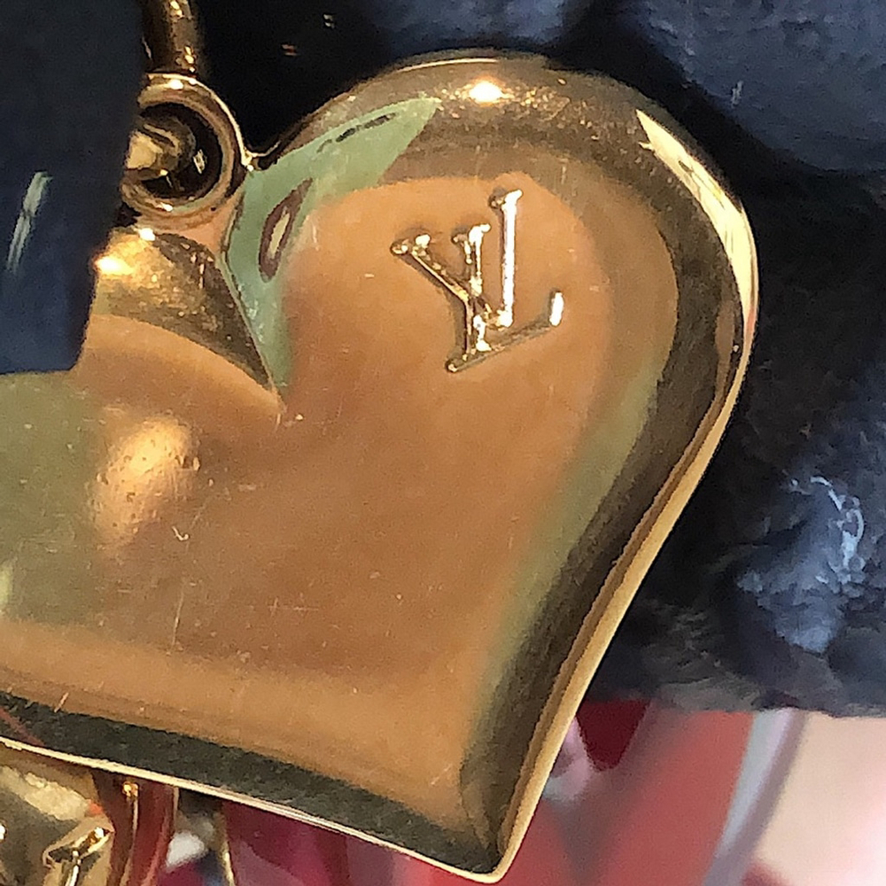 LOUIS VUITTON Bijoux Red Yellow Blue and Gold Plated Ball Flower Heart Charms - Picture 16 of 17